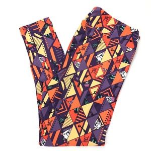 LuLaRoe TC2 Halloween Skull And Bones Legging NWOT